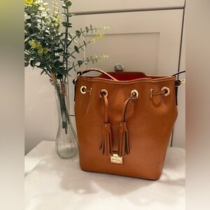 Dooney & bourke Brown Leather Bucket Bag